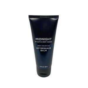 Bath & Body Works Men's Collection MIDNIGHT Aftershave Balm 3.4 Fl Oz